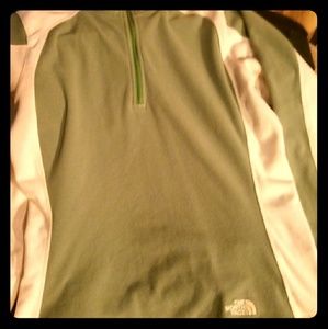North face 3/4 pullover fleece